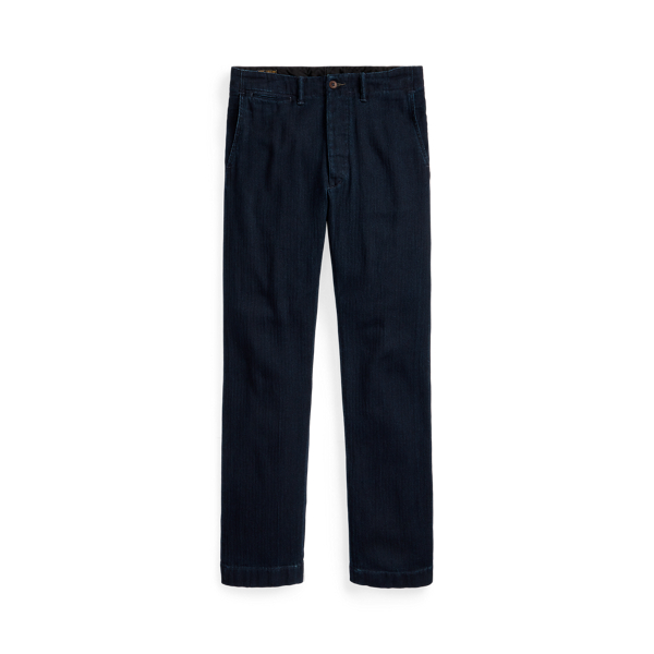 Pantalon d'officier à chevrons indigo - RRL - Modalova