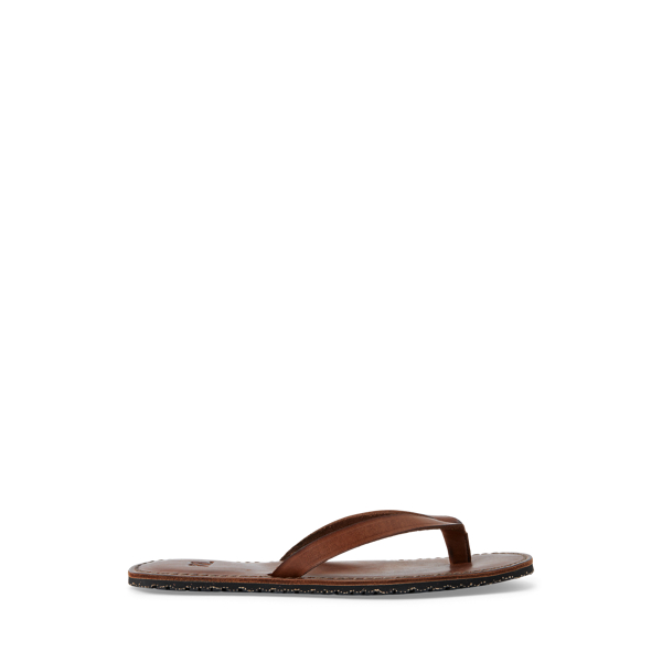 Leather Flip-Flop - RRL - Modalova