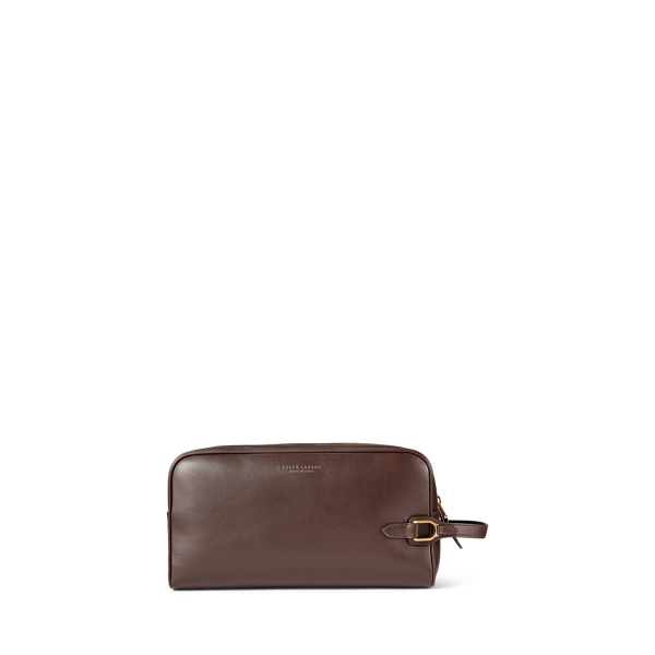 Trousse de voyage Welington en vachette - Purple Label - Modalova
