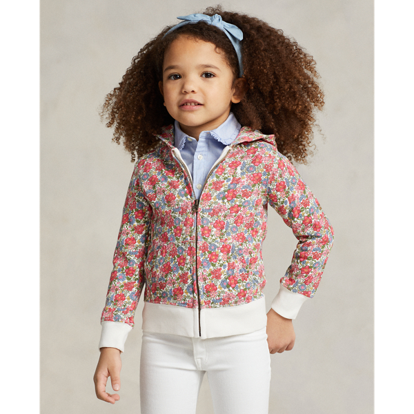 Polo Ralph Lauren Kids' Floral Spa Terry Full-zip Hoodie In Camden Floral |  ModeSens