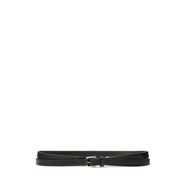 RALPH LAUREN LEATHER WRAP BELT 