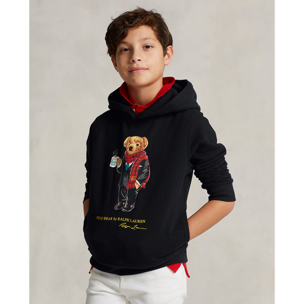 Polo Ralph Lauren Lunar New Year Bear Hoodie Black at