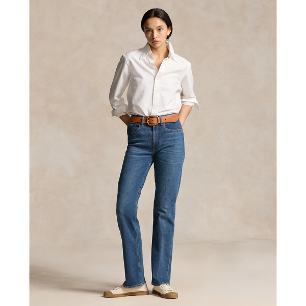 Ralph Lauren High-rise Straight Jean In Telesto Wash