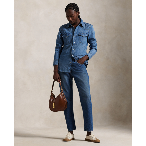 Ralph Lauren The Slim Boyfriend Jean In Eldir Wash