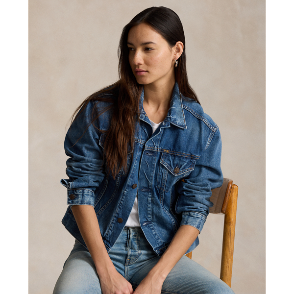 Ralph Lauren Denim Trucker Jacket In Meuse Wash