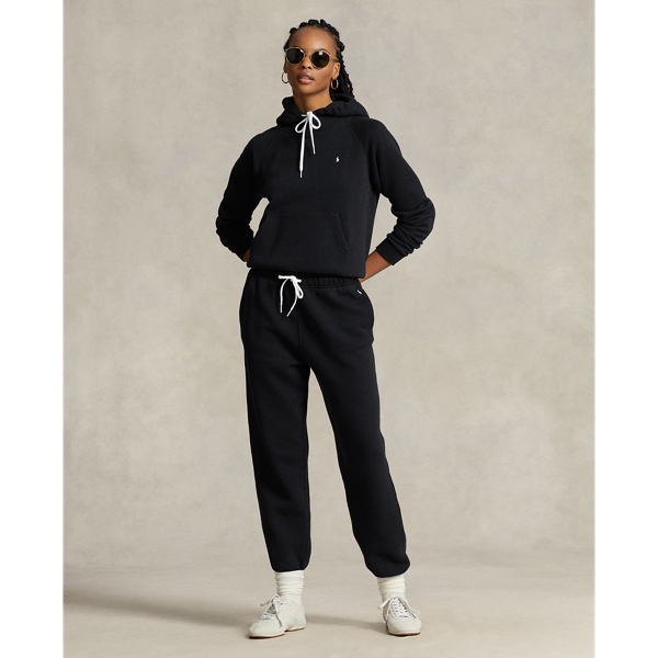 Ralph Lauren Fleece Athletic Pant In Polo Black