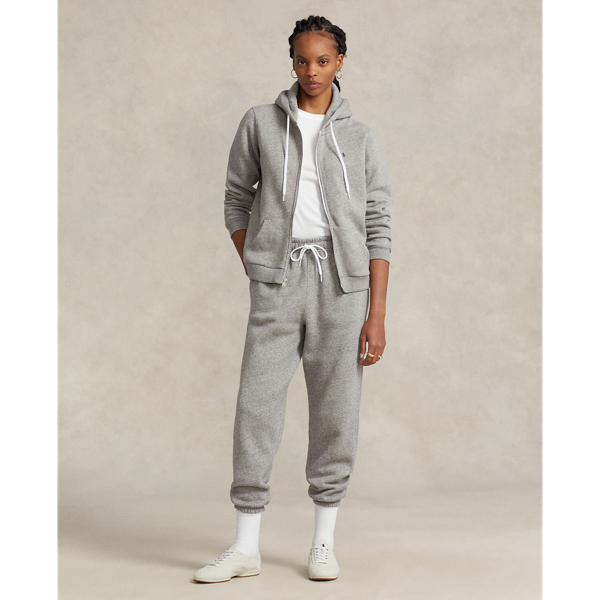 Polo Ralph Lauren Fleece Athletic Pant In Dark Vintage Heather