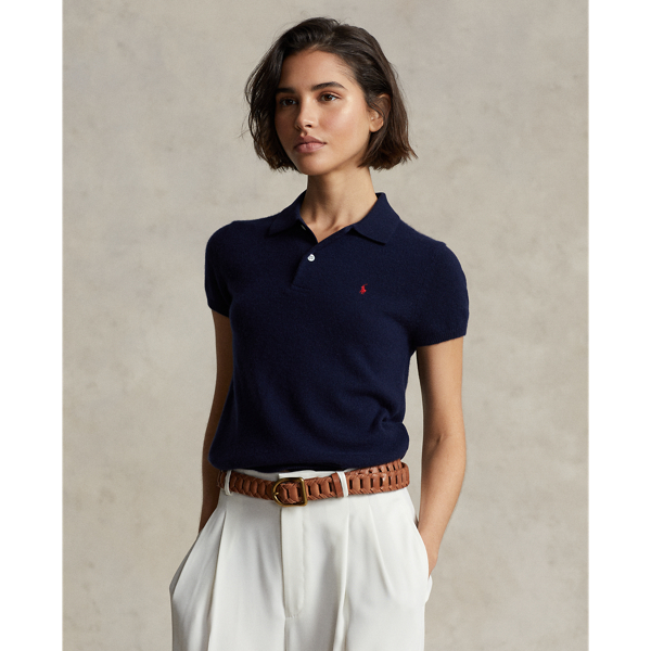 Rendered with luxurious, season-spanning cashmere, this slim-fitting Polo shirt is finished with our signature embroidered Pony on the chest.