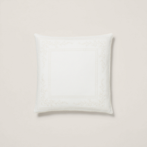 Ralph Lauren Yves Throw Pillow In White