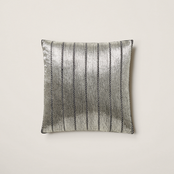 Ralph Lauren Adira Throw Pillow In Metallic
