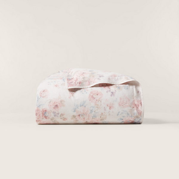 Ralph Lauren Linden Floral Duvet Cover In Cream
