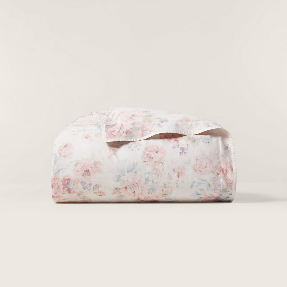 Ralph Lauren Linden Floral Duvet Cover In Cream