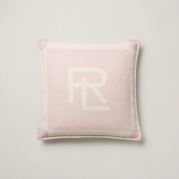Ralph Lauren Northam Throw Pillow In Lilac/cream