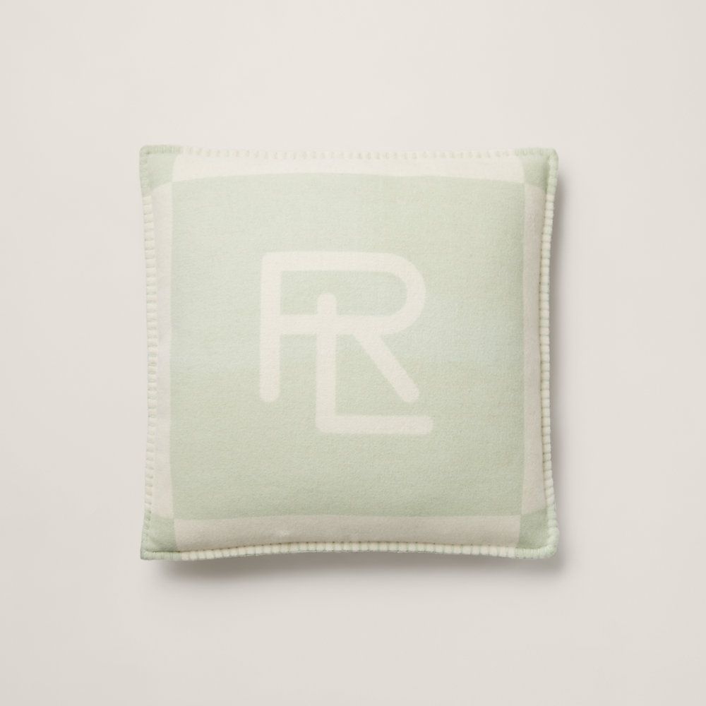 Ralph Lauren Northam Throw Pillow In Sage/cream