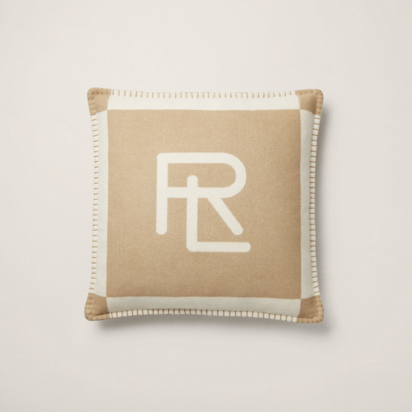 Polo Ralph Lauren Northam Throw Pillow In Camel/cream