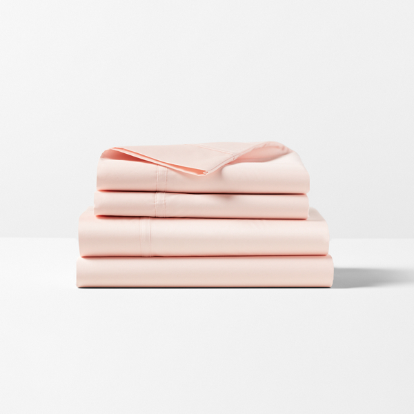 Ralph Lauren Spencer Sateen Sheet Set In Blush