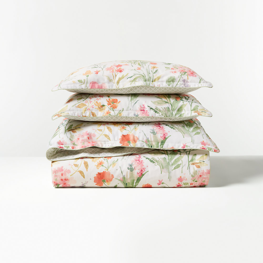 Ralph Lauren Marguerite Floral Comforter Set In True Green Multi