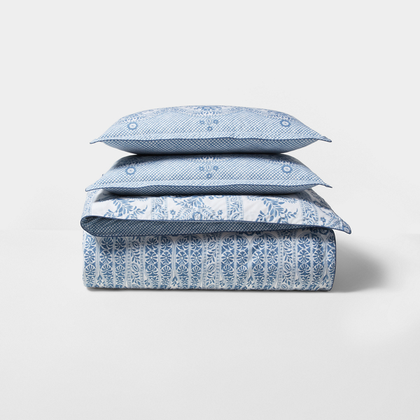 Polo Ralph Lauren Wakefield Duvet Cover Set In Blue
