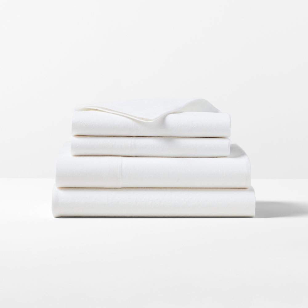 Ralph Lauren Kent Cotton-linen Sheet Set In White