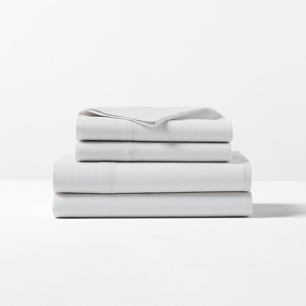 Ralph Lauren Kent Cotton-linen Sheet Set In Light Grey