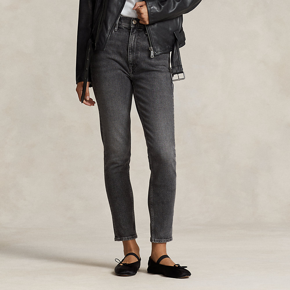 Ralph Lauren High-rise Skinny Crop Jean In Lacie Wash