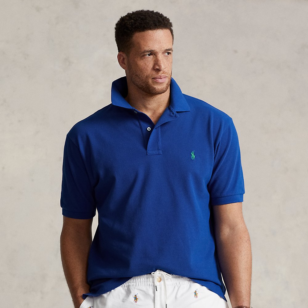 Polo Ralph Lauren The Iconic Mesh Polo Shirt In Sapphire Star