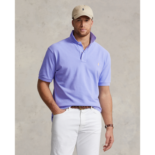 Polo Ralph Lauren Cotton Mesh Polo Shirt In Lafayette Blue