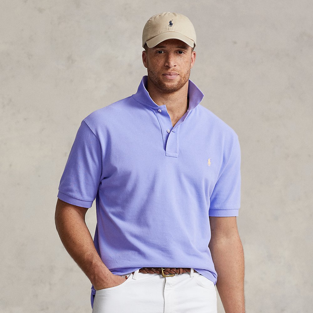 Polo Ralph Lauren Cotton Mesh Polo Shirt In Lafayette Blue
