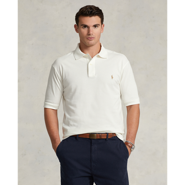 Polo Ralph Lauren The Iconic Mesh Polo Shirt In Deckwash White | ModeSens