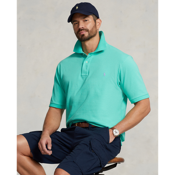 Polo Ralph Lauren The Iconic Mesh Polo Shirt In Sunset Green/c7156