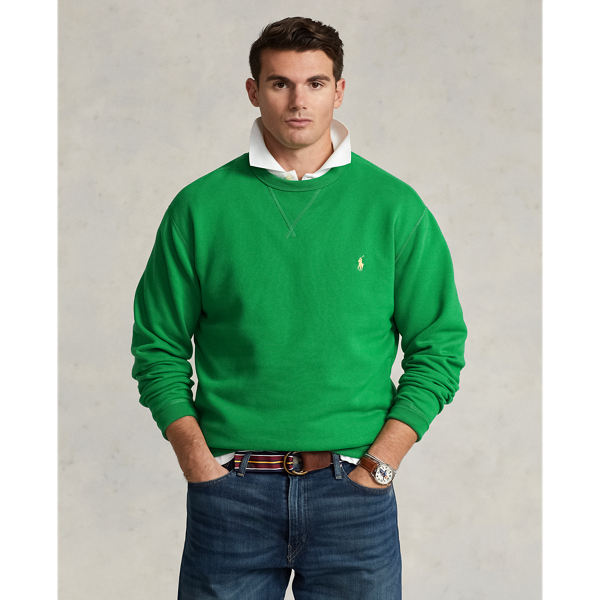 Polo Ralph Lauren The Rl Fleece Sweatshirt In Lifeboat Green