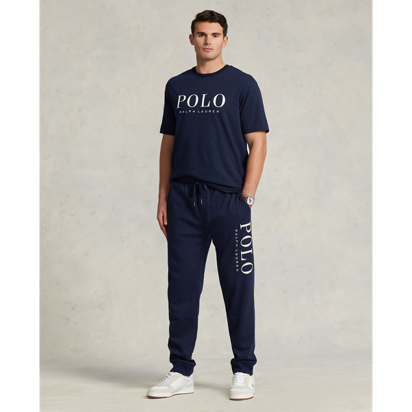 Polo Ralph Lauren Logo-embroidered Fleece Jogger Pant In Cruise Navy