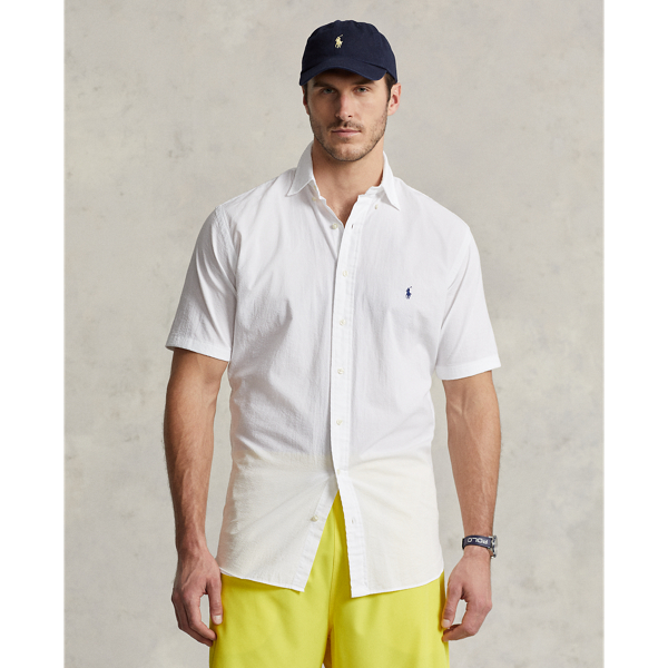 Shop Polo Ralph Lauren Seersucker Shirt In White