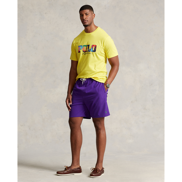 Polo Ralph Lauren Traveler Swim Trunk In Purple Rage