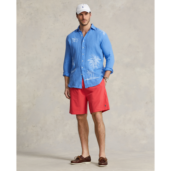 Polo Ralph Lauren Traveler Swim Trunk In Red Reef