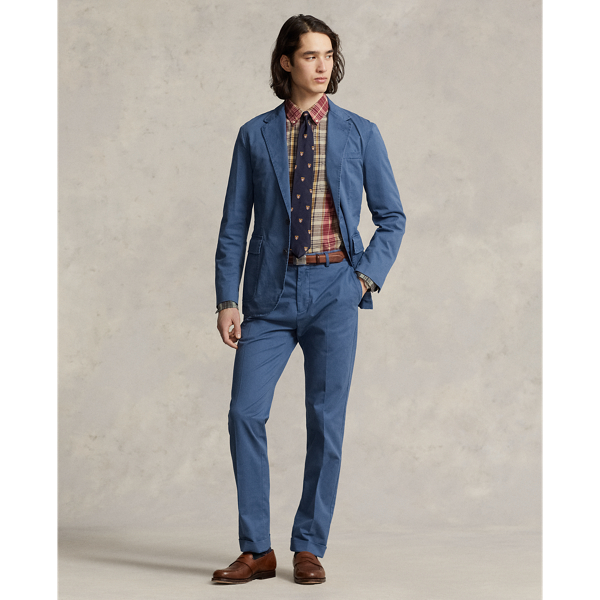 Ralph Lauren Stretch Chino Suit Trouser In Clancy Blue