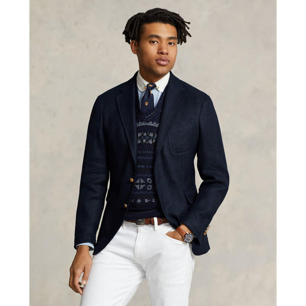 Ralph lauren linen sales blazer mens