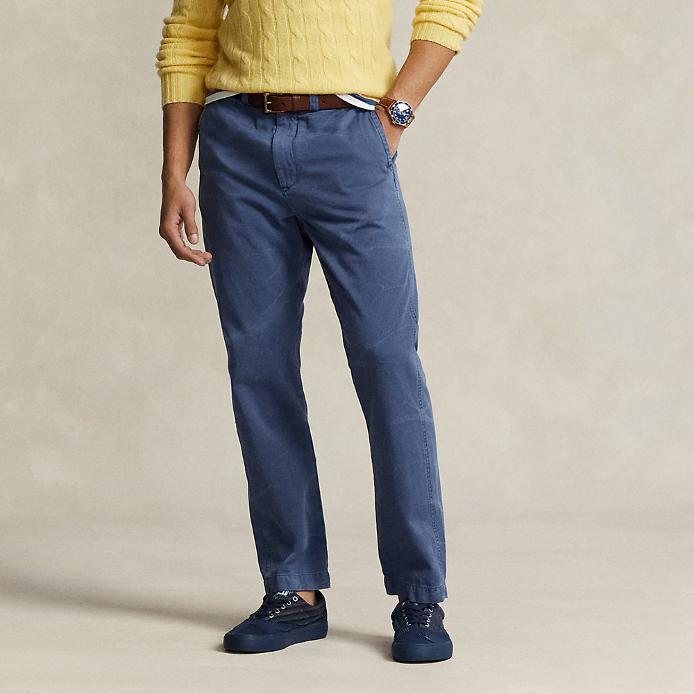 Ralph Lauren Salinger Straight Fit Chino Pant In Old Royal
