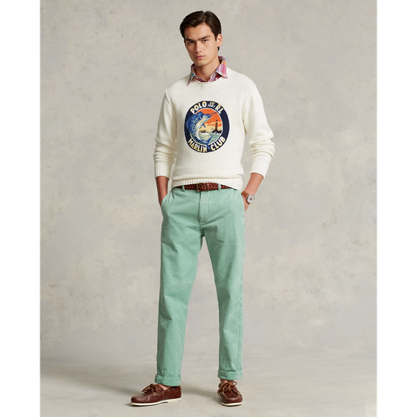 Ralph Lauren Salinger Straight Fit Chino Pant In Faded Mint