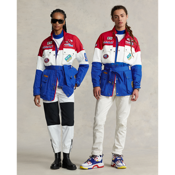 Polo Ralph Lauren Polo Sport Water-repellent Biker Jacket In 