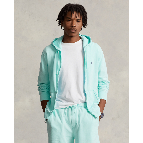Ralph Lauren Spa Terry Full-zip Hoodie In Island Aqua | ModeSens
