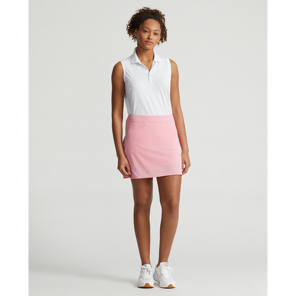 Rlx Golf Back-pleated Stretch Skort In Pink Flamingo