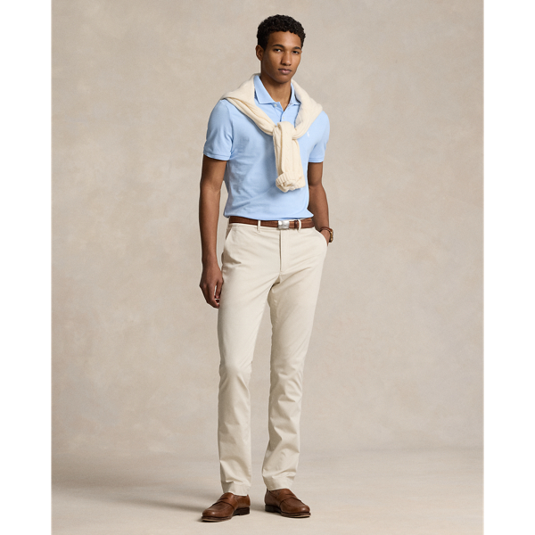 Ralph Lauren Slim Fit Stretch Chino Pant In Basic Sand