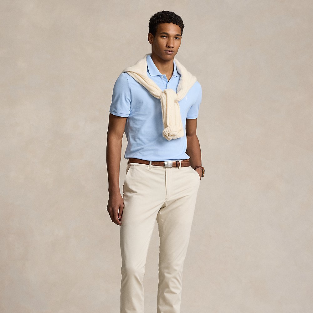 Ralph Lauren Slim Fit Stretch Chino Pant In Basic Sand