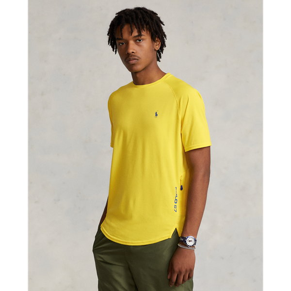 Polo Ralph Lauren Performance Jersey T-shirt In Lemon Crush