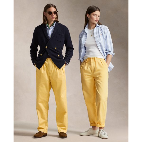 Polo Ralph Lauren Whitman Relaxed Fit Pleated Chino Pant In