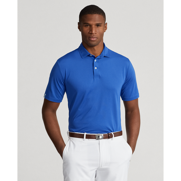 Rlx Golf Classic Fit Performance Polo Shirt In Royal Navy