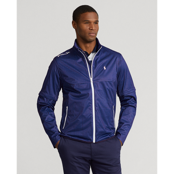 Rlx Golf Convertible Water-repellent Jacket In Refined Navy