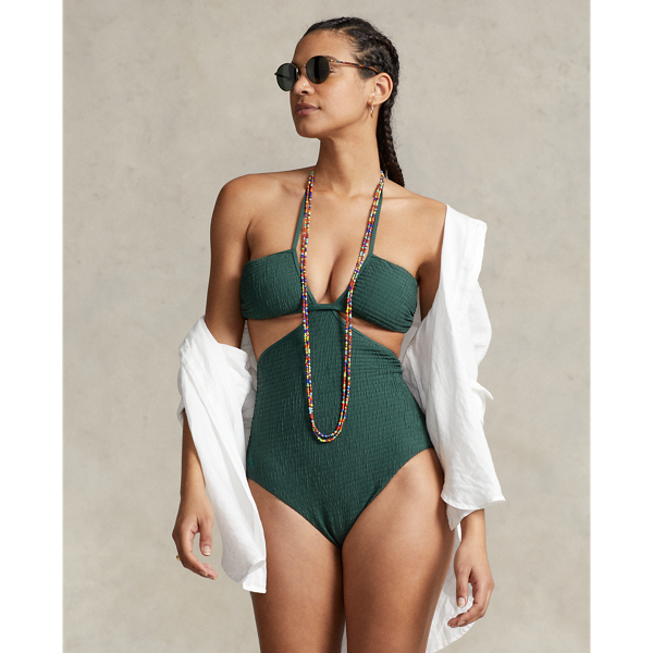 Ralph lauren halter swimsuit best sale