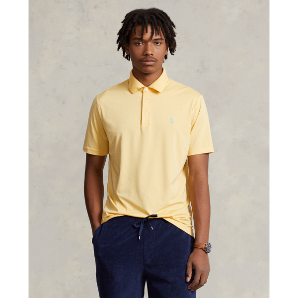 Ralph Lauren Classic Fit Performance Polo Shirt In Empire Yellow